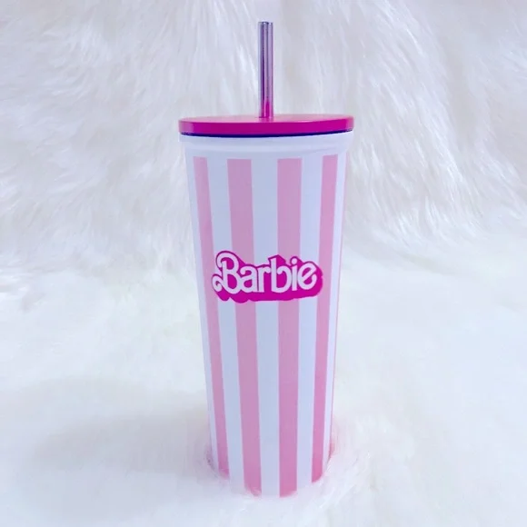 Barbie The Movie Stainless Steel Tumbler NWT Excellent Condition - Picture 6 of 10
